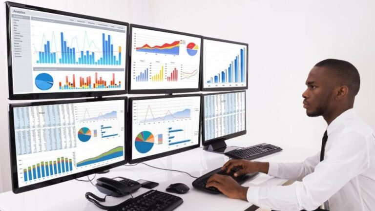 Business operator struggling to see across operational visibility gaps in their data