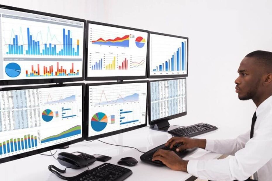 Business operator struggling to see across operational visibility gaps in their data
